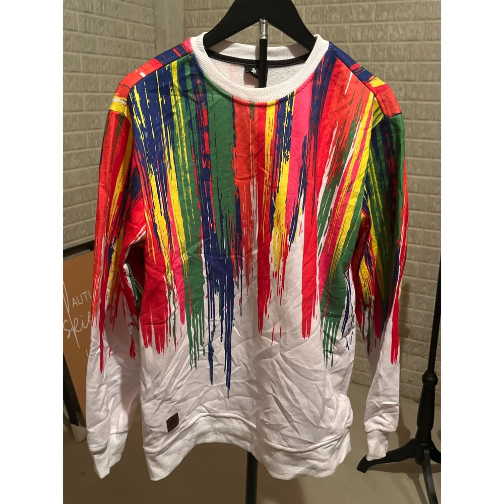 Abstract Art Colorful‎ Graphic Print Crewneck Sweatshirt